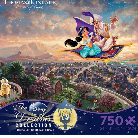 NEW CEACO THOMAS KINCAID THE DISNEY COLLECTION ALLADIN. - Picture 1 of 6